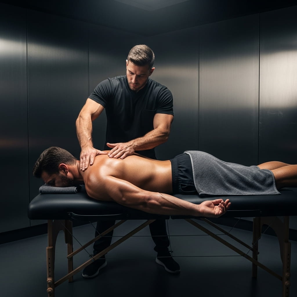 Sports massage for men Manchester Leeds
